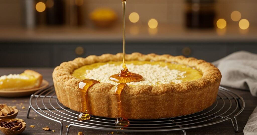 cooling Greek Honey Pie or Melopita