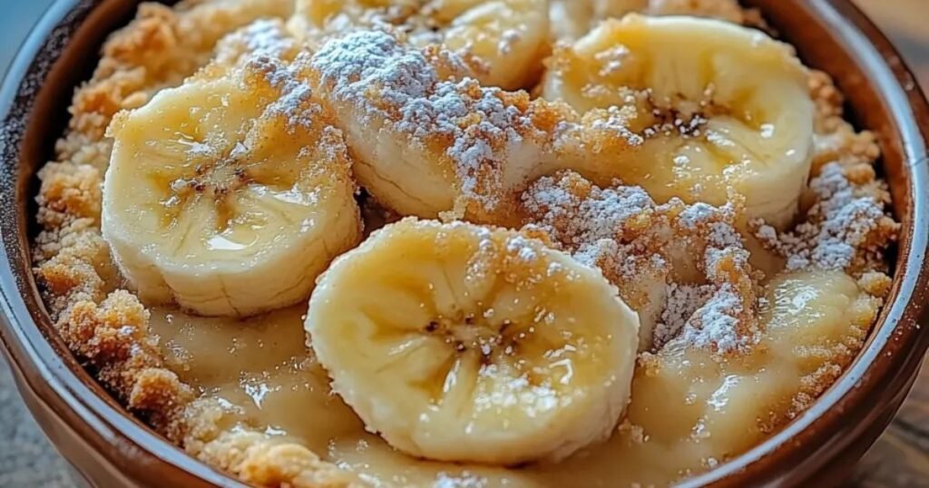 ingrdiants of Southern Banana Cobbler