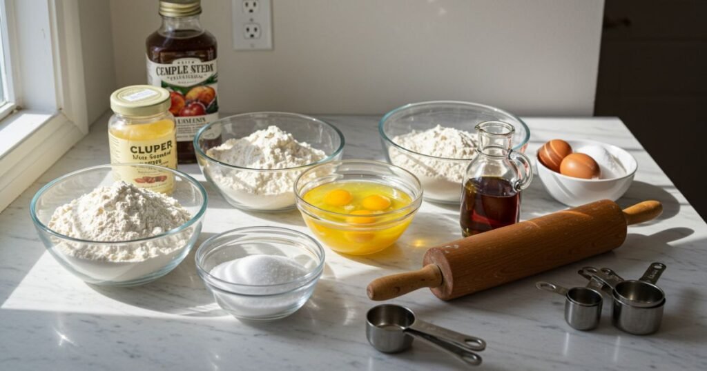 Maple Donut Bar Ingredients