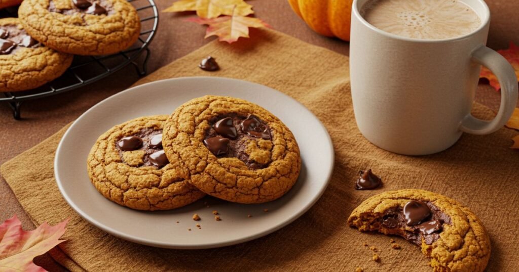 Pumpkin Chocolate Chip Cookies for Family & Friends