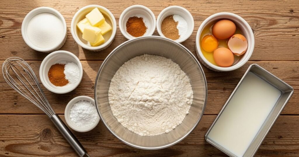 Cinnamon Donut Bread Ingredients