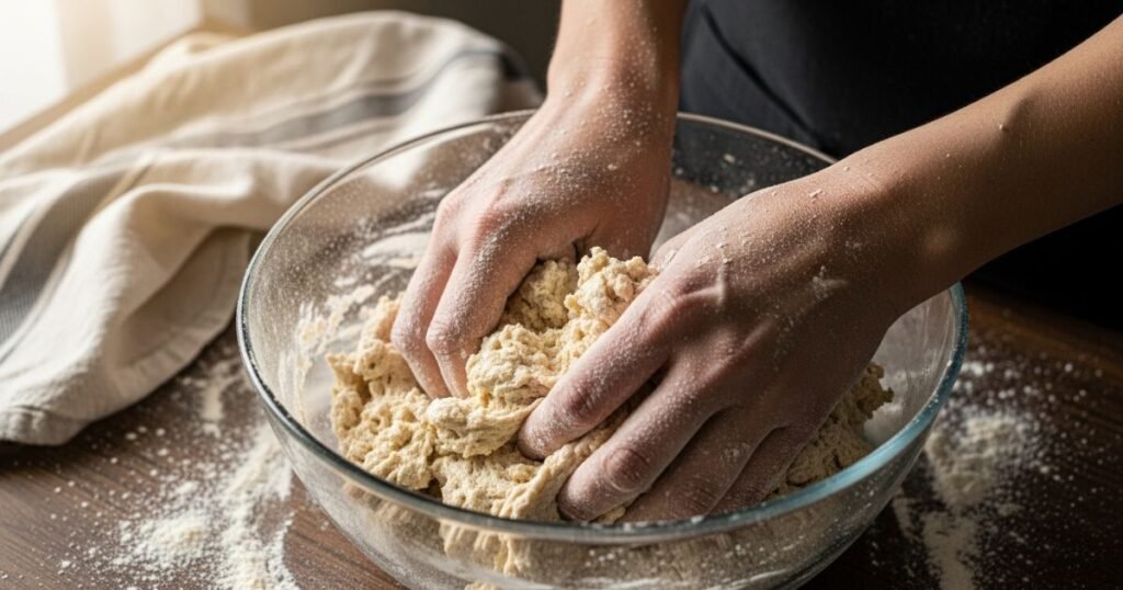 Mixing Bread Dough