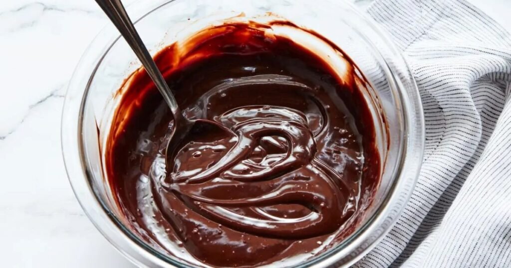 Stirring Chocolate Ganache