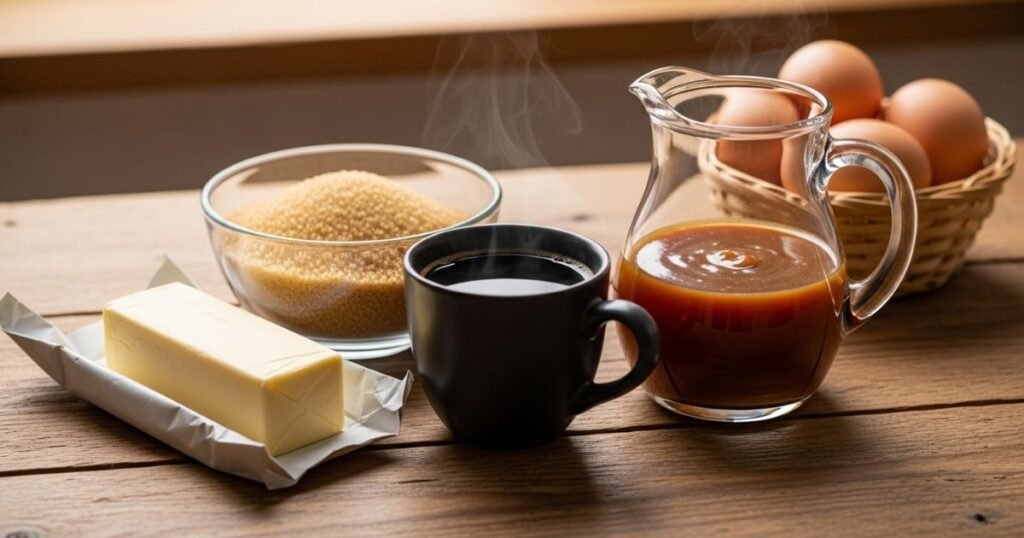 Caramel Coffee Cake Ingredients