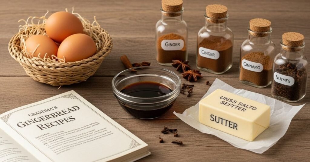 Gingerbread Cake Ingredients
