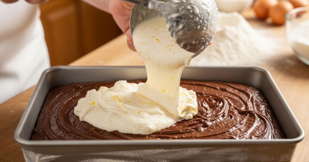 Layering the Cake Batter