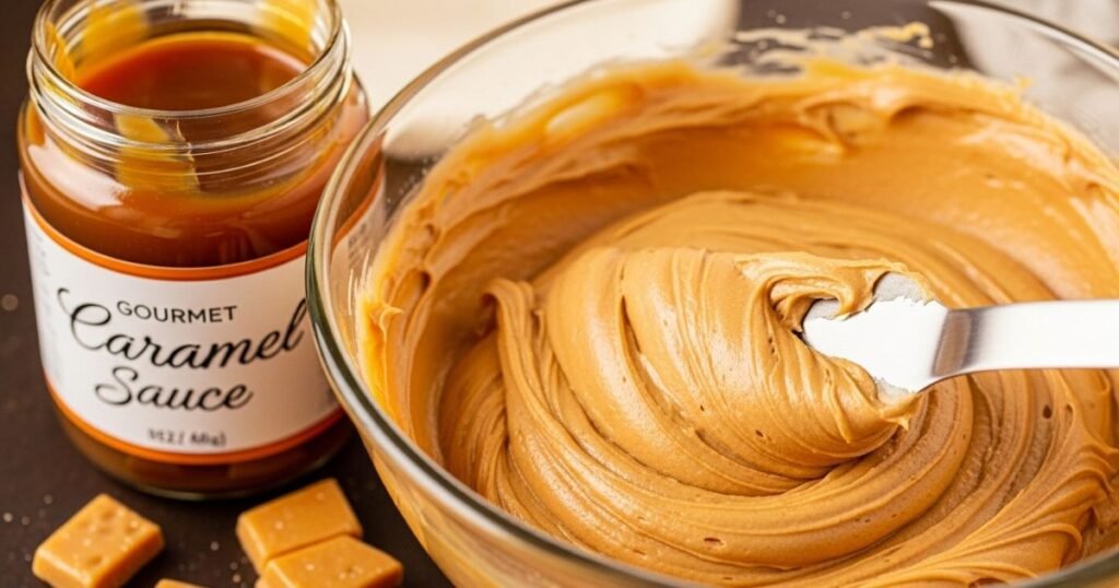 Making Creamy Caramel Frosting