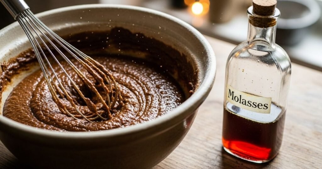 Mixing Gingerbread Batter