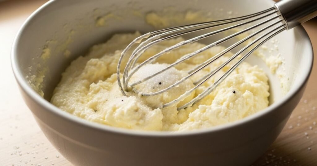 Preparing the Ricotta Layer