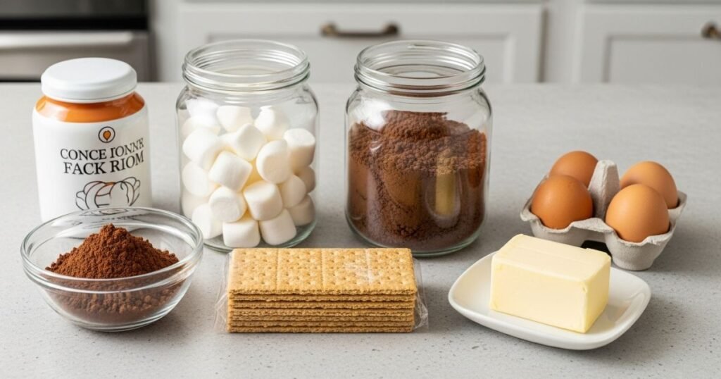 S’mores Cake Ingredients