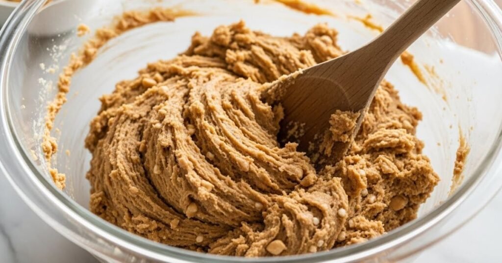 peanut butter cookies dough