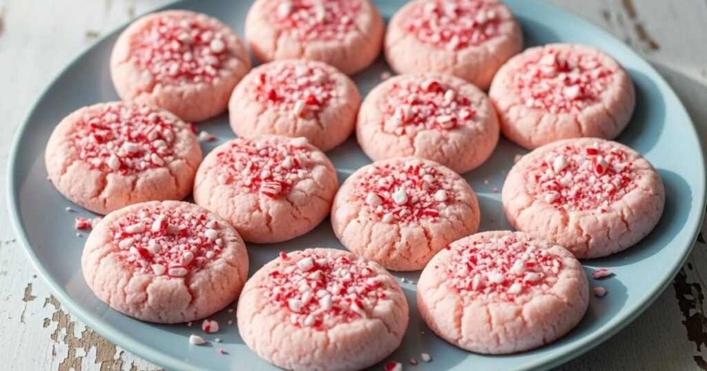 Peppermint meltaway cookies