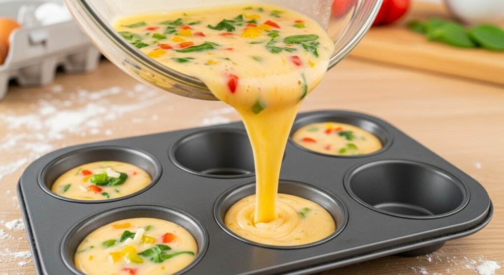 fill the pan