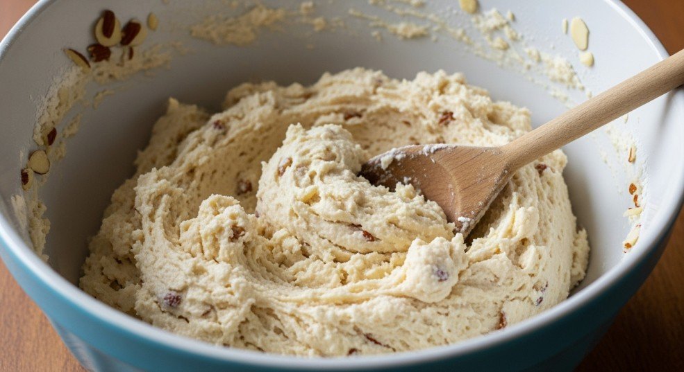Ricotta almond cookie dough