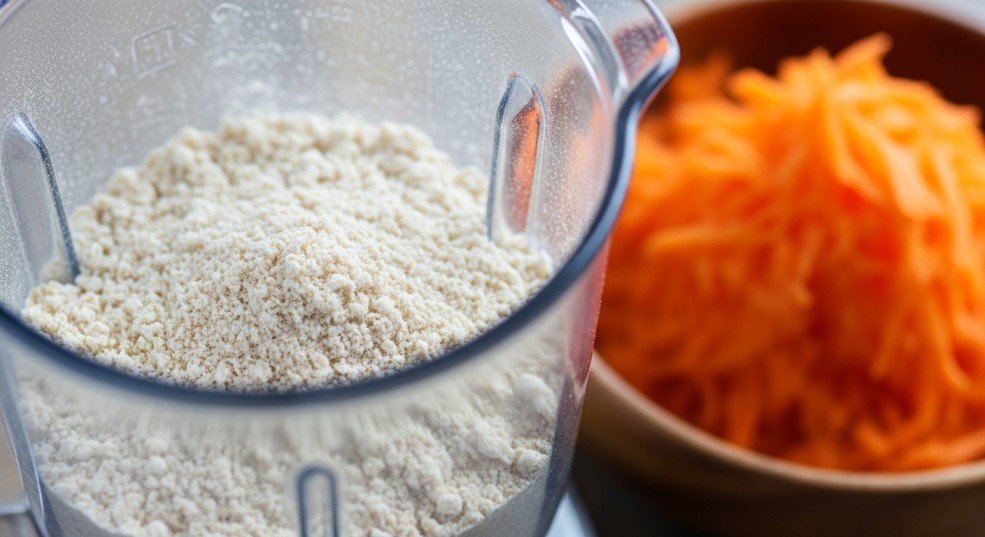 Blending the oats